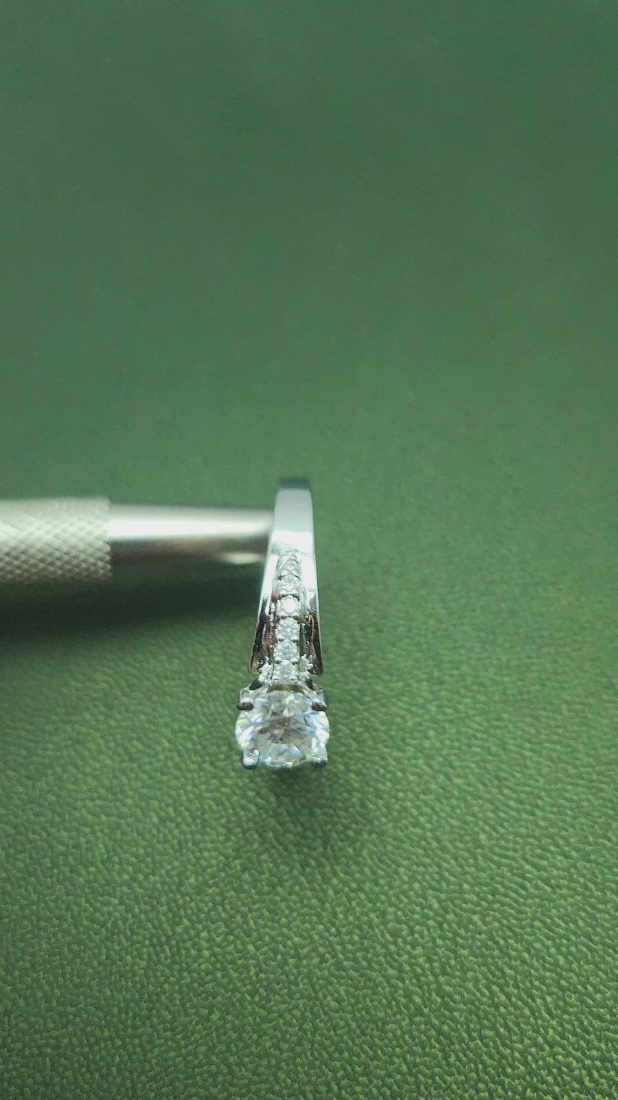 0.5ct Moissanite 925 Silver Ring
