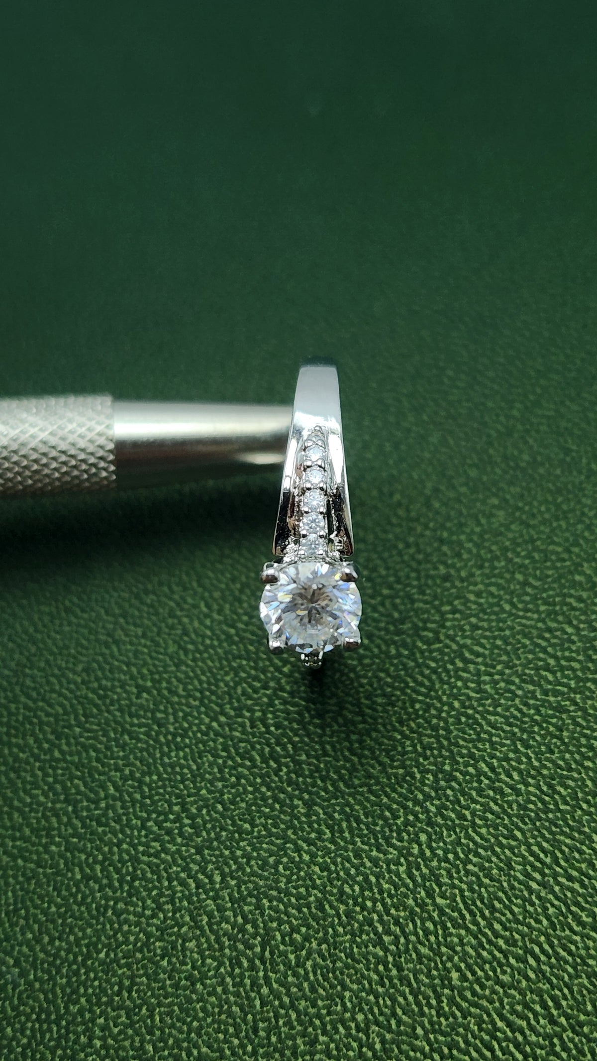 0.5ct Moissanite 925 Silver Ring