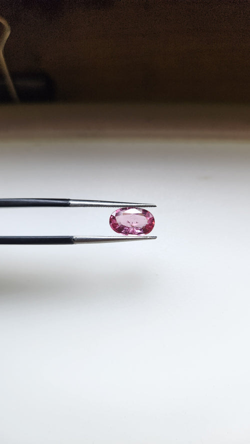 1.25 Carat Natural Pink Spinel Loose Gemstone Kazakhstan