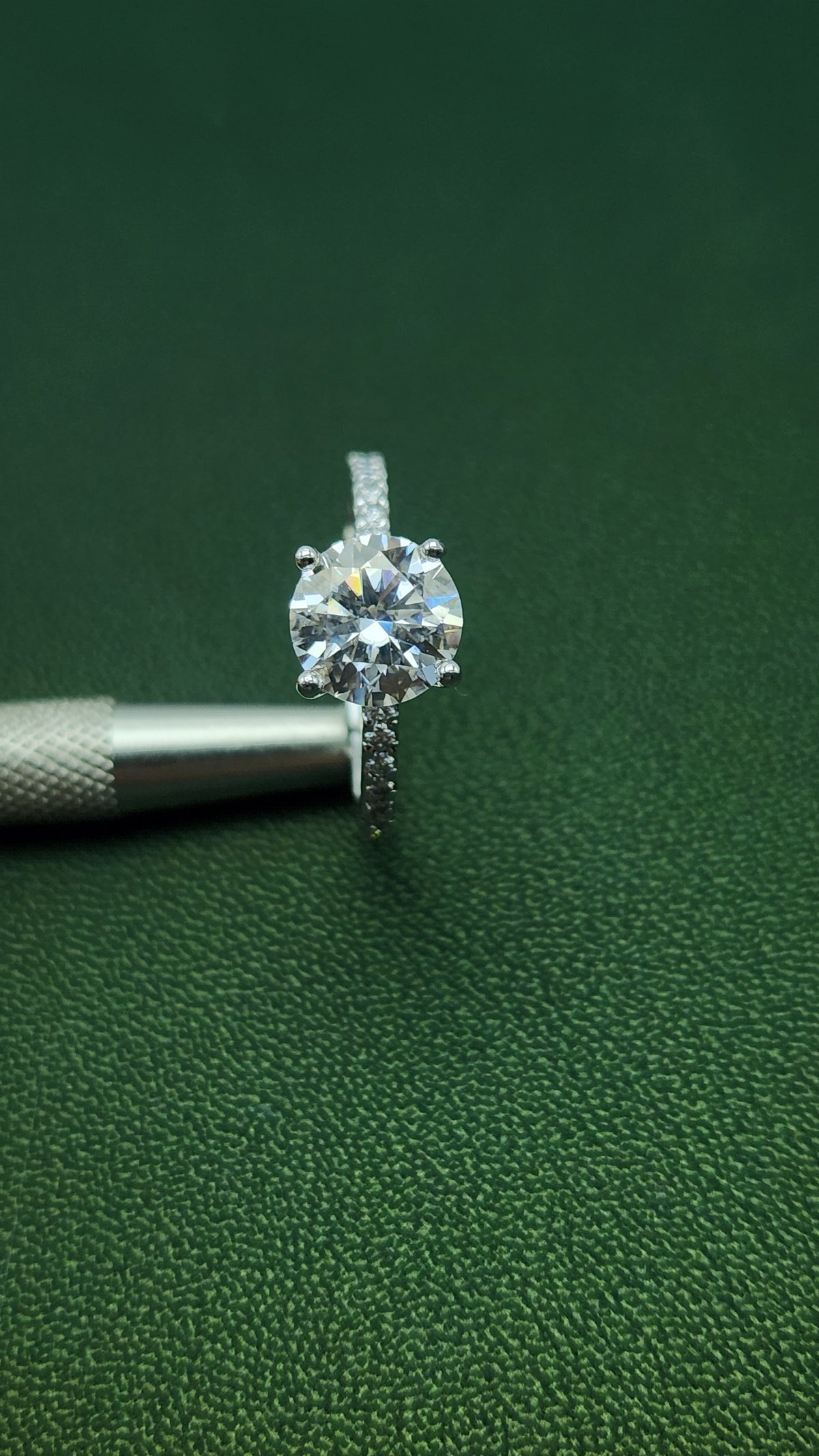 1ct Moissanite 925 Silver Rings